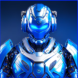 ROBOT BIRU